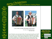 Tablet Screenshot of kerrychristensen.com